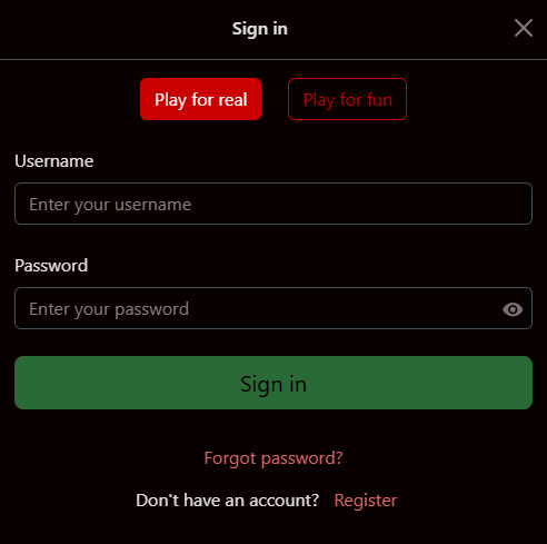 BoomBet Casino Login
